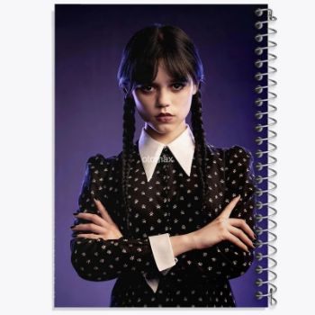 تصویر  دفتر نقاشی 50 برگ خندالو مدل ونزدی Wednesday کد 22037